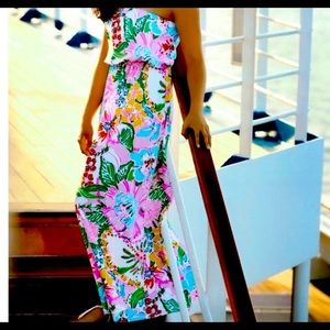 Lilly Pulitzer for Target Nosey Posey maxi dress EUC. Worn maximum 1-2 times.